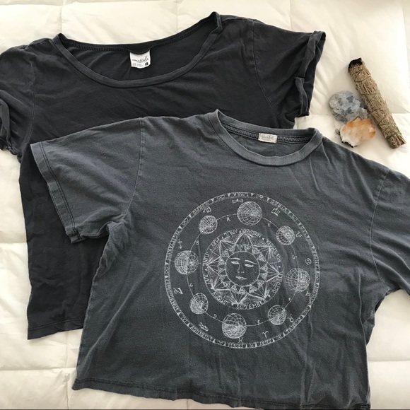 Full Tilt & John Galt Tops - Pac Sun |Cropped Tee Bundle